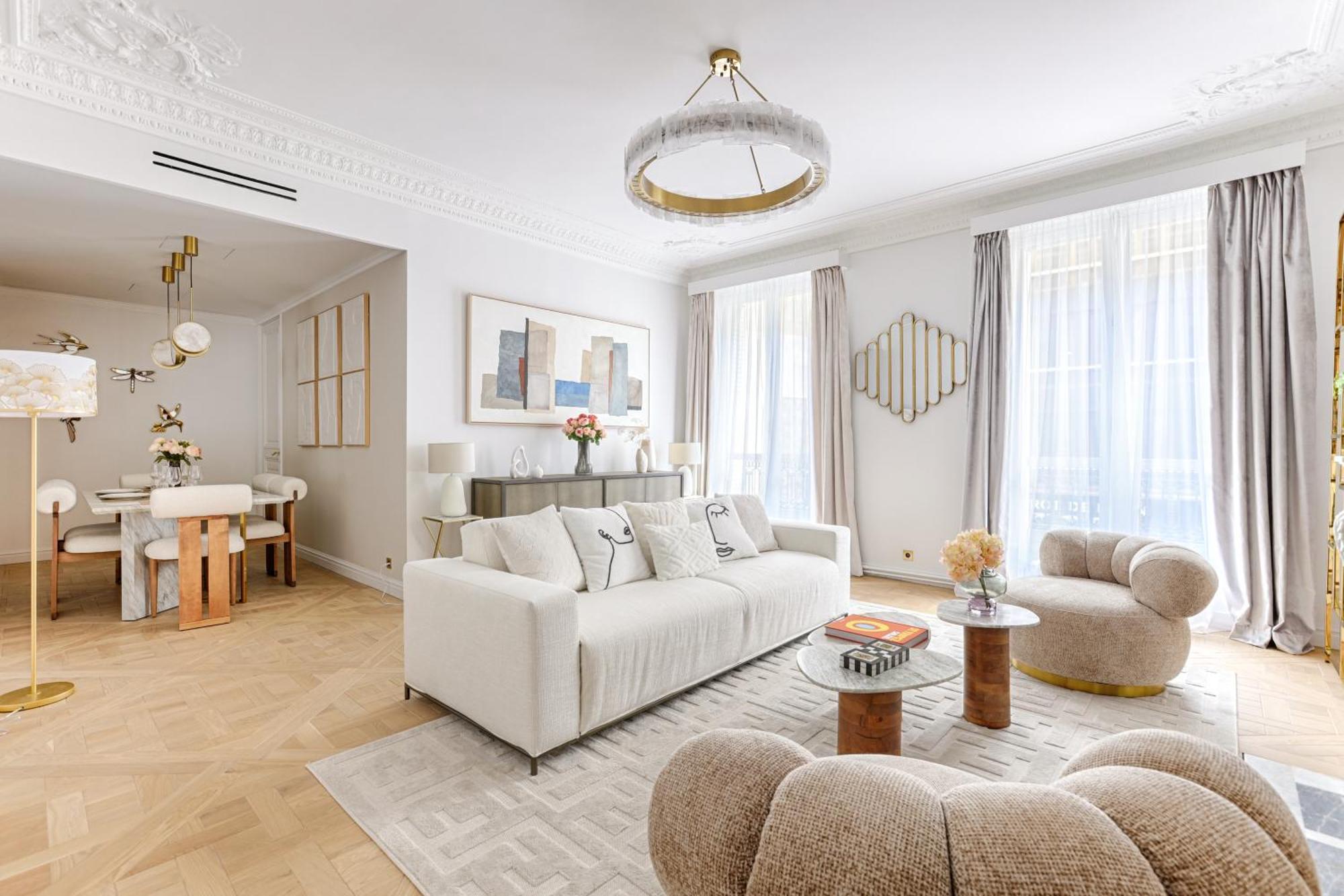 Elegant Luxury Apartment For 6 On Champs-Elysees Париж Экстерьер фото